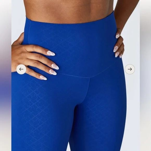 She Fit Boss Leggings 2 Luxe (XXL) High Rise Compression Fit 7/8 Length Sodalite - Picture 3 of 11